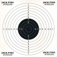 Jack Pyke - Papírový terč vzduchovkový 100ks