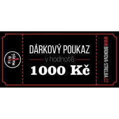 Gift voucher for 1000 CZK