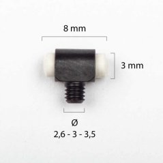 Front sight on a shotgun - white - No.7