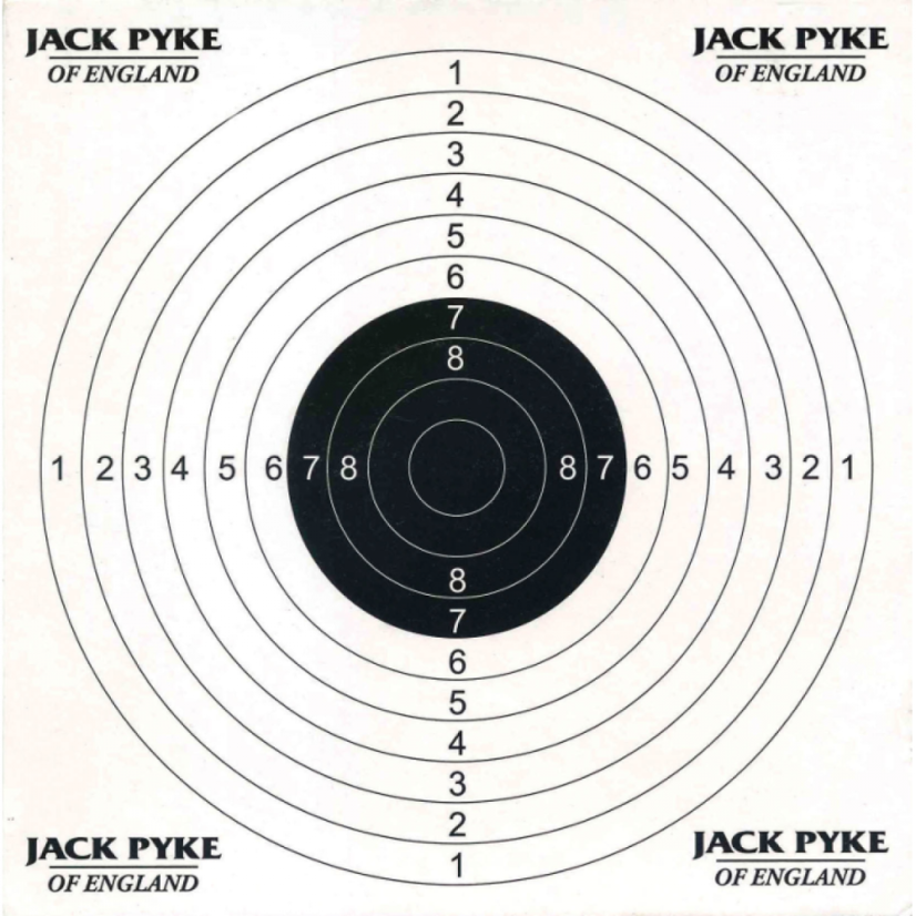 Jack Pyke - Papírový terč vzduchovkový - 100 ks